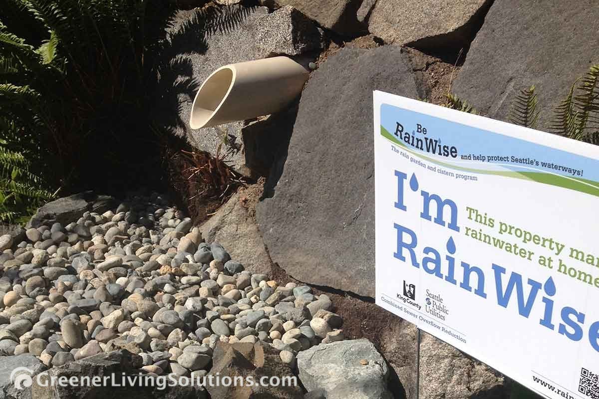 Photo of City of Seattle Rainwise Program display